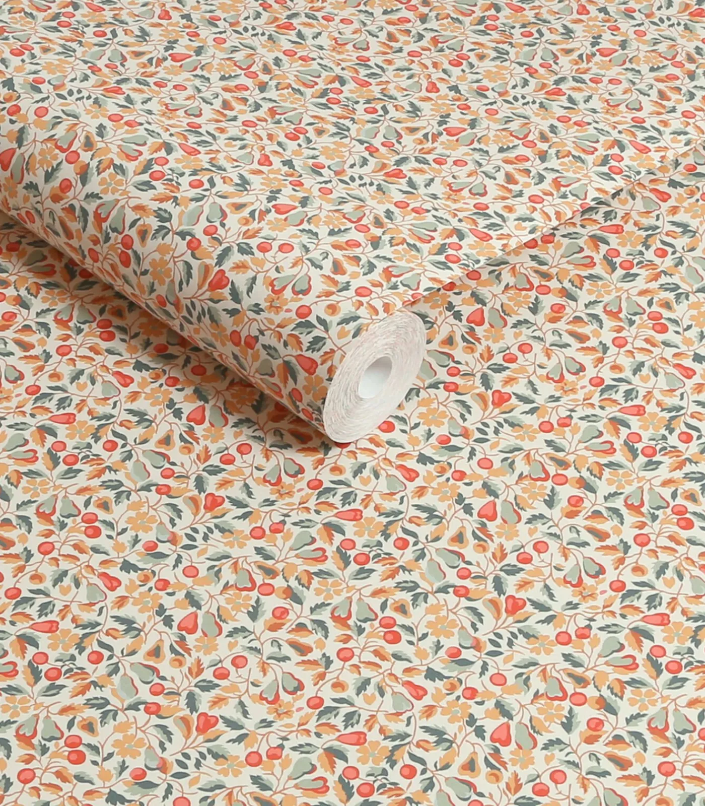 Sale Vliesbehang Devons Grove Oranje Wanddecoratie