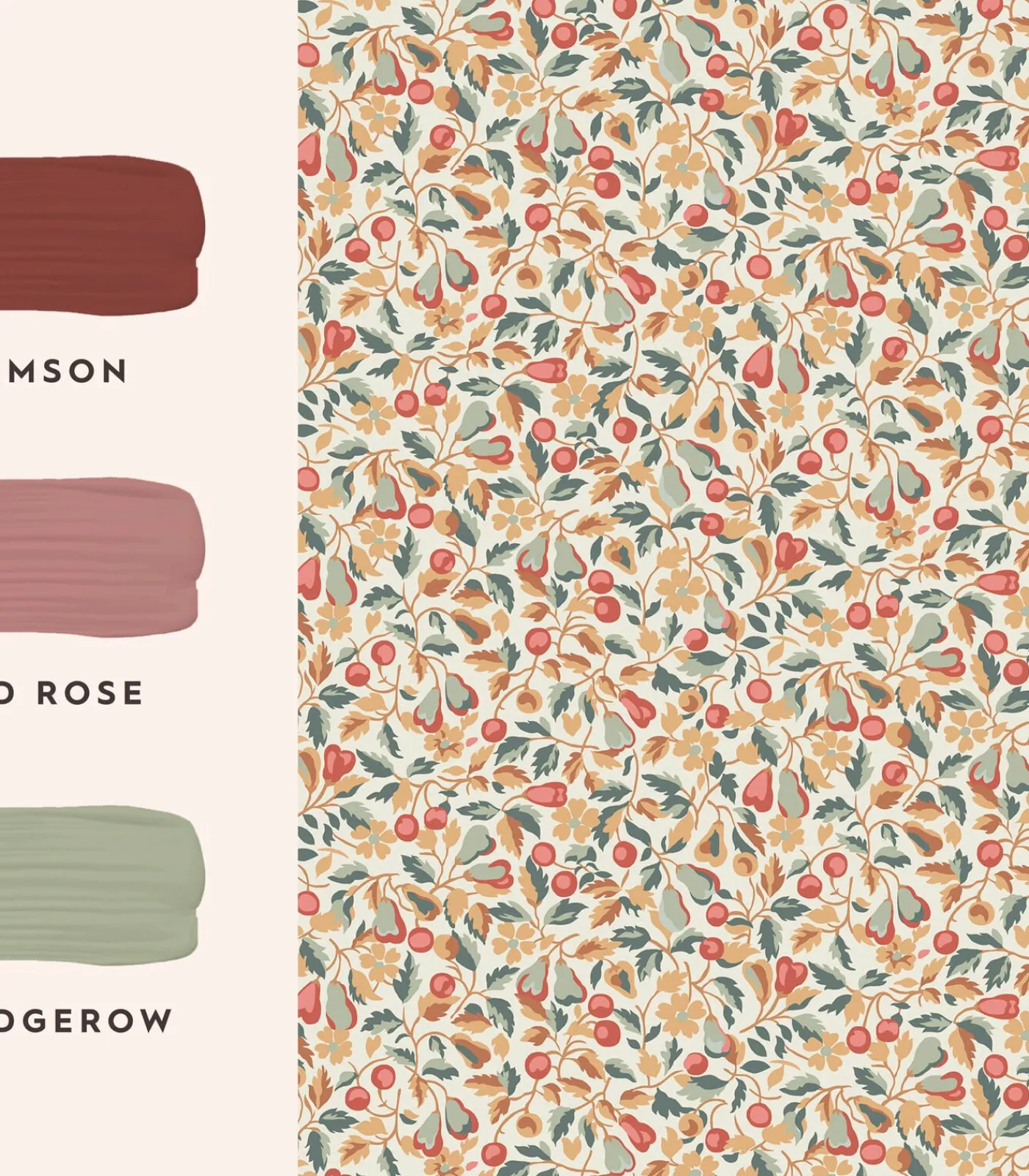 Sale Vliesbehang Devons Grove Oranje Wanddecoratie