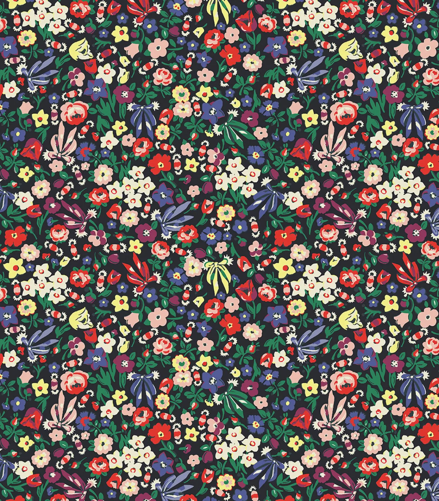 Online Vliesbehang Harmony Ditsy Night Wanddecoratie