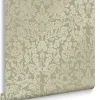 Hot Vliesbehang Hartley Damask Sage Wanddecoratie