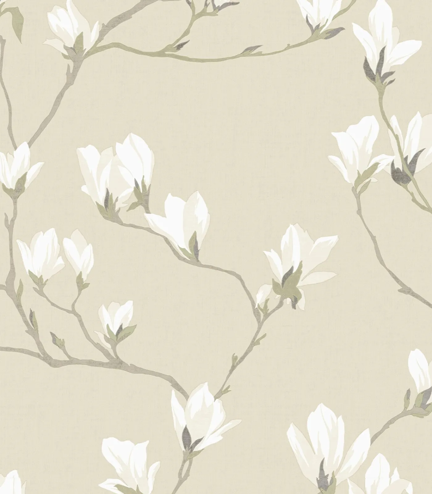 Hot Vliesbehang Magnolia Grove Natural | Wanddecoratie