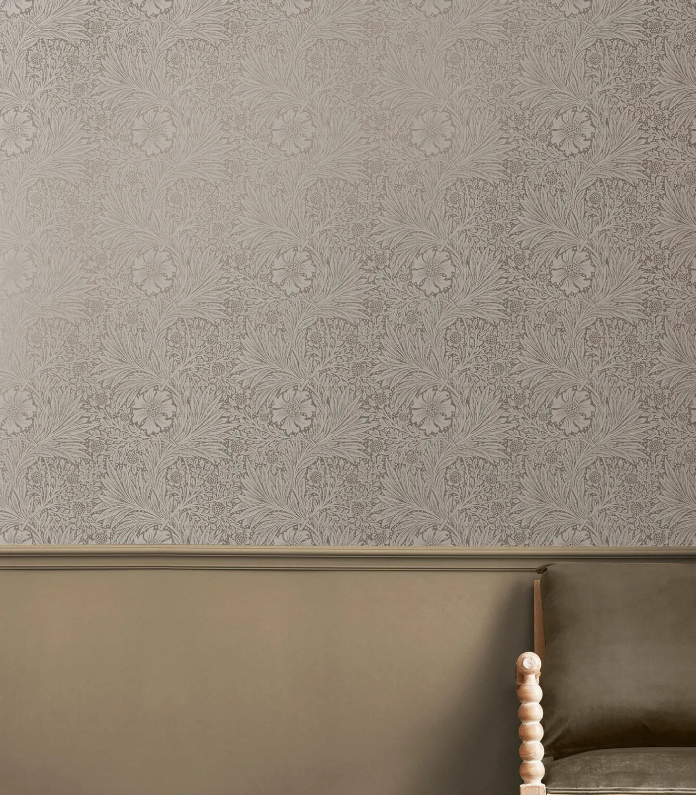 Outlet Vliesbehang Marigold Fibrous Neutral Wanddecoratie