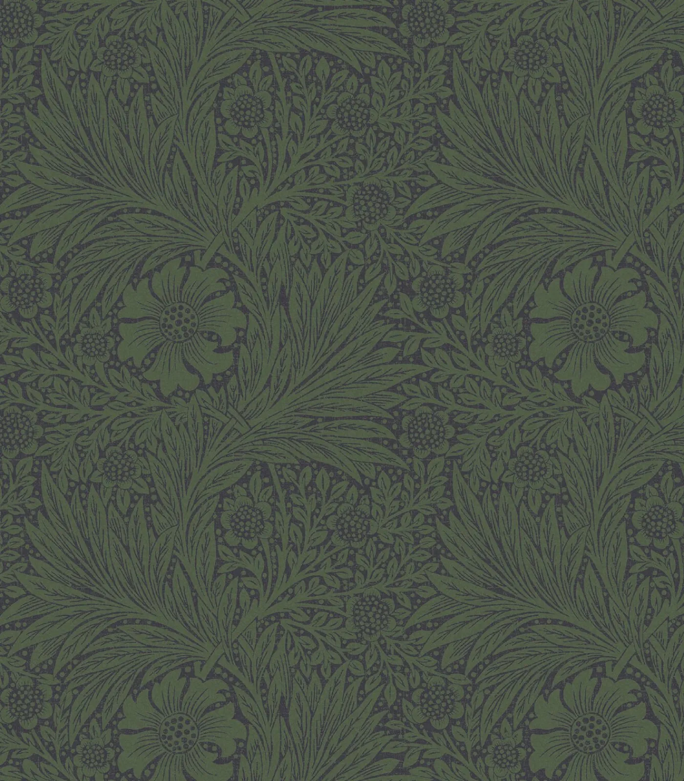 Vliesbehang Marigold Fibrous Green Wanddecoratie