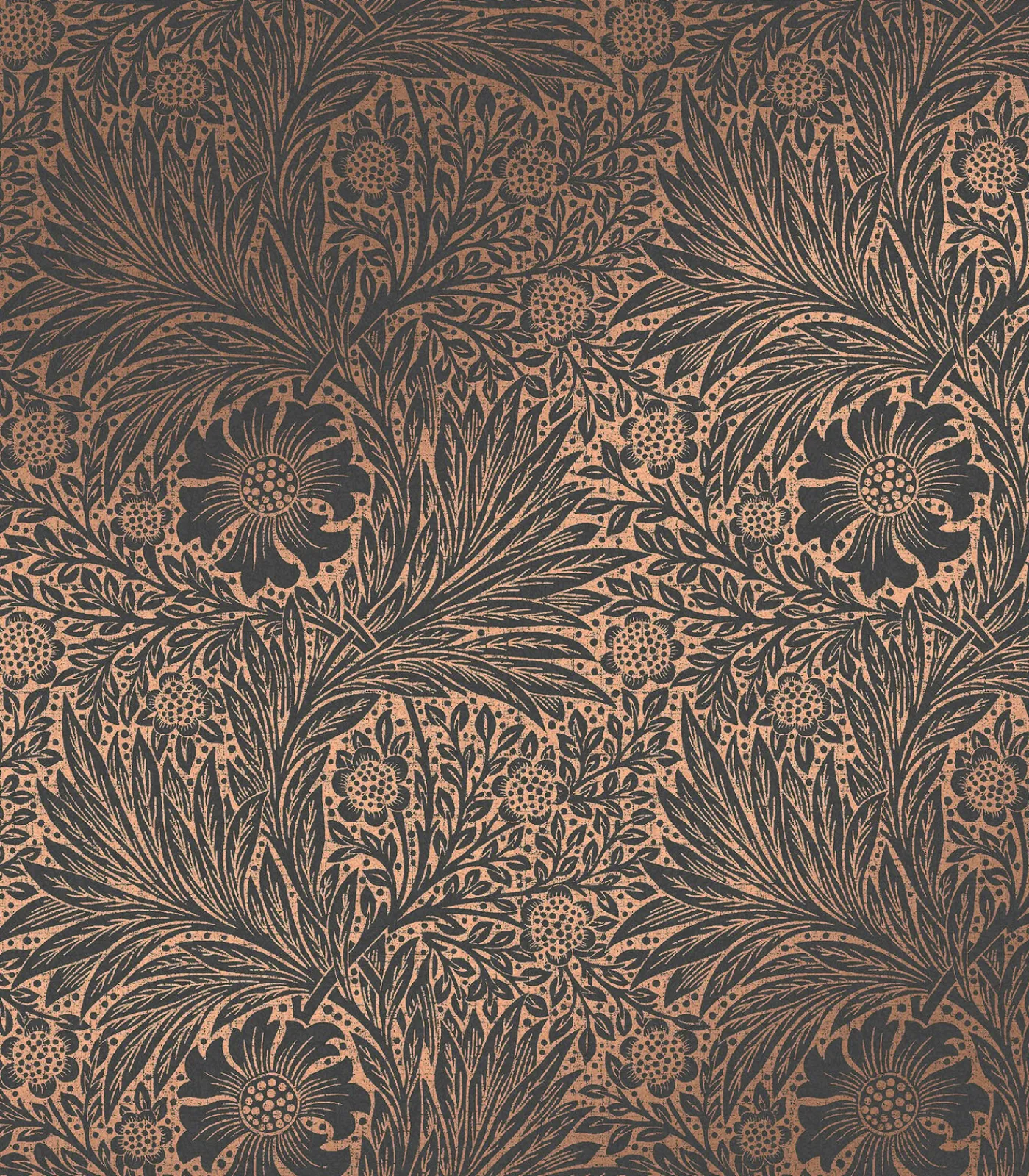 Outlet Vliesbehang Marigold Fibrous Charcoal Wanddecoratie