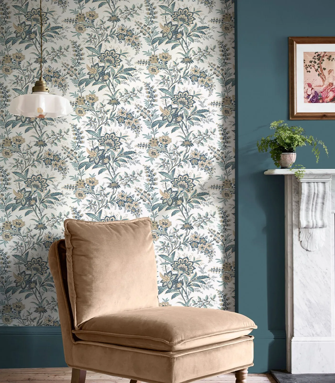 Clearance Vliesbehang Marlbrook Pale Linen Wanddecoratie