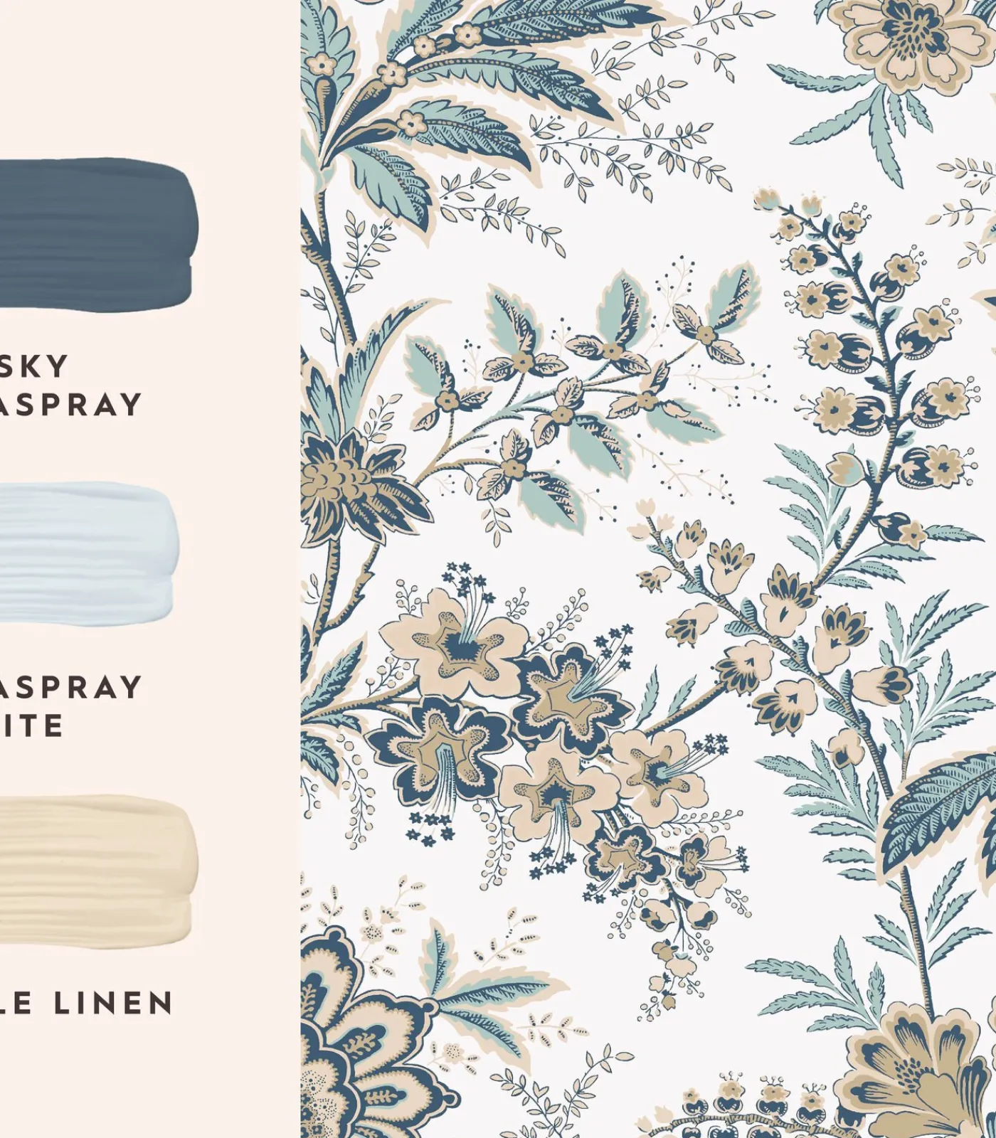 Clearance Vliesbehang Marlbrook Pale Linen Wanddecoratie