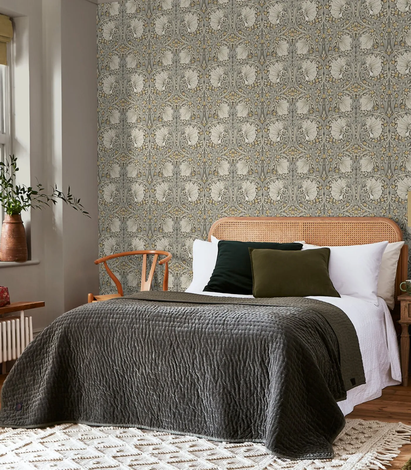 Online Vliesbehang Pimpernel Grey Wanddecoratie