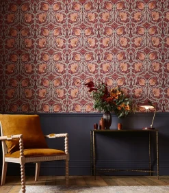 Outlet Vliesbehang Pimpernel Plum Wanddecoratie