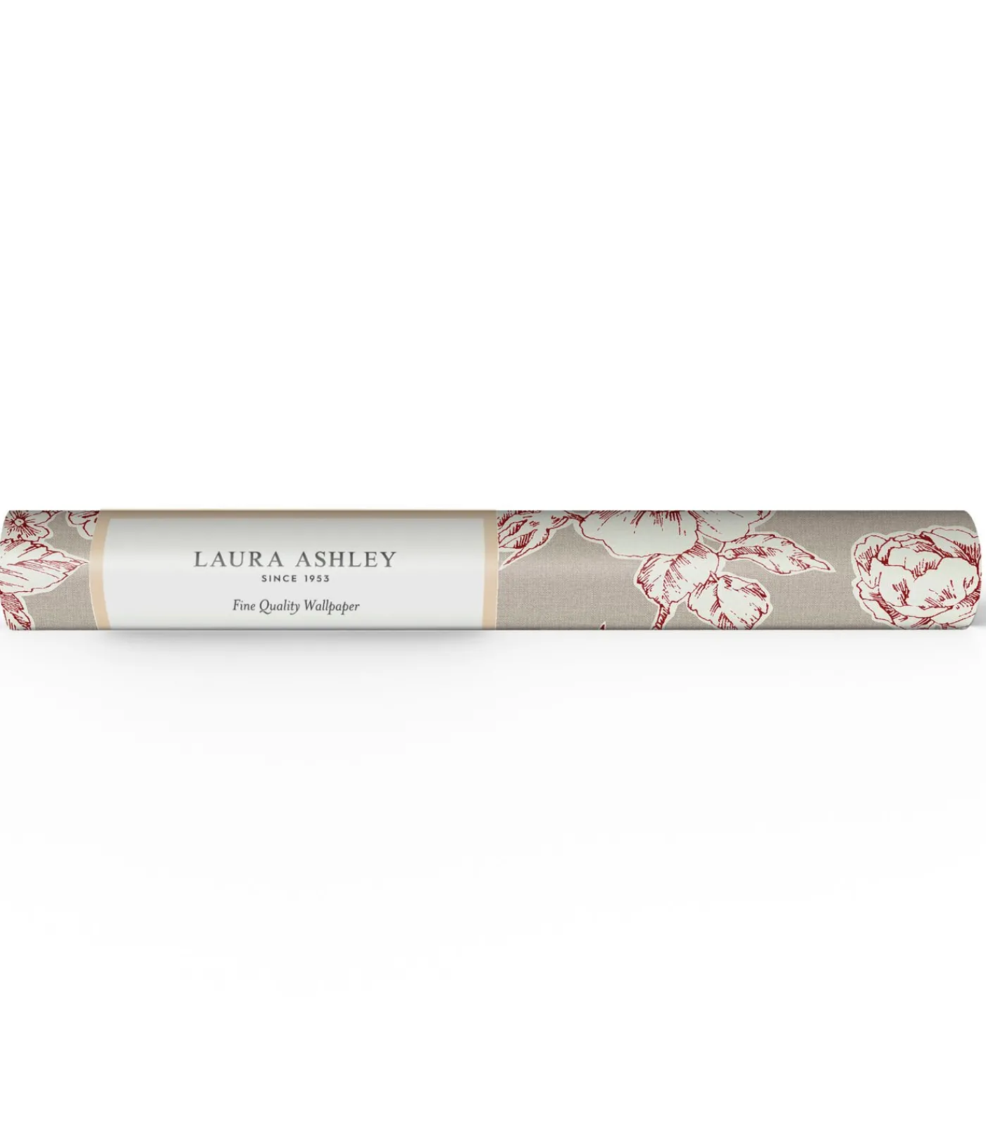 Best Vliesbehang Pollington Roses Donkergrijs Wanddecoratie