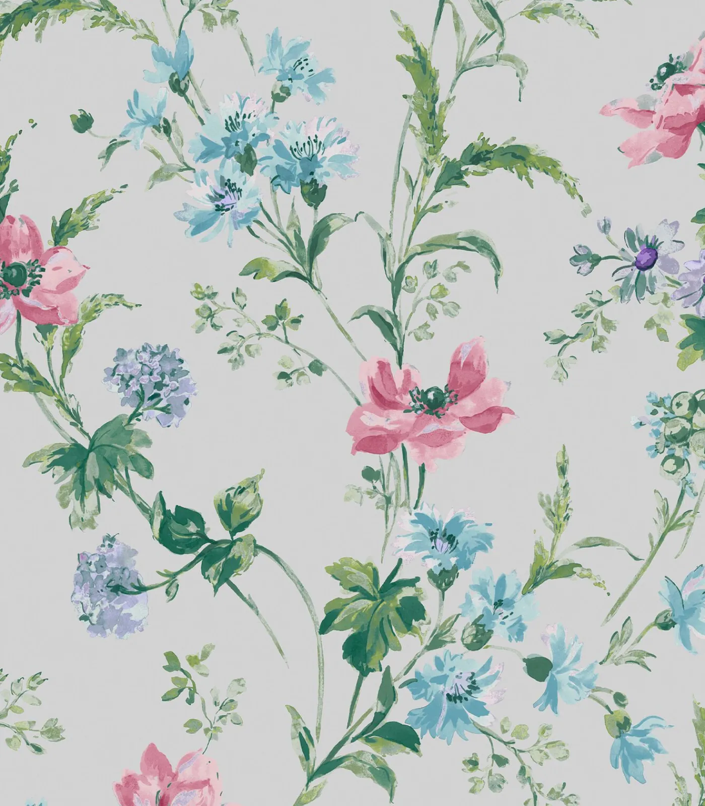 Vliesbehang Poppy Meadow Wanddecoratie