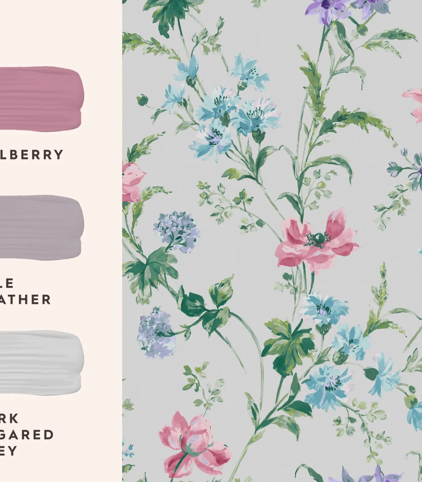 Vliesbehang Poppy Meadow Wanddecoratie