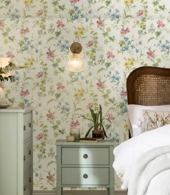 Vliesbehang Poppy Meadow Multi Wanddecoratie