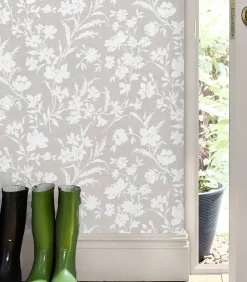 Sale Vliesbehang RYE DOVE GREY Wanddecoratie