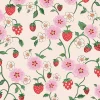Discount Vliesbehang Strawberry Spring Wanddecoratie