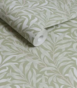 Vliesbehang Willow Bough Sage Wanddecoratie