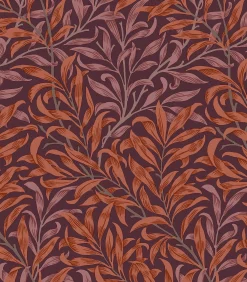 Vliesbehang Willow Bough Plum Wanddecoratie