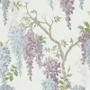 Vliesbehang Wisteria Garden Pale Iris | Wanddecoratie