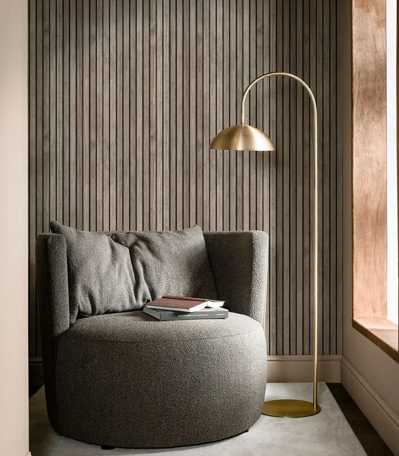 Online Vliesbehang Wood Wall Wanddecoratie