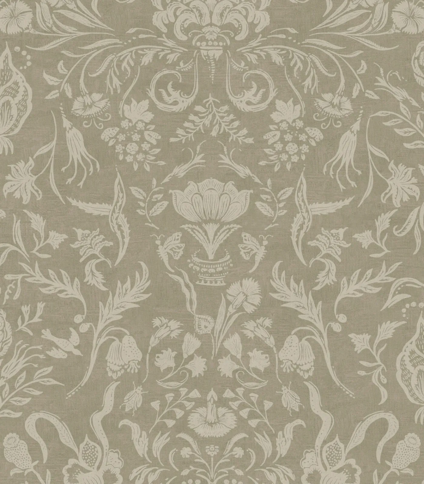 Best Vliestapete Knigsdamast Braun Wanddecoratie