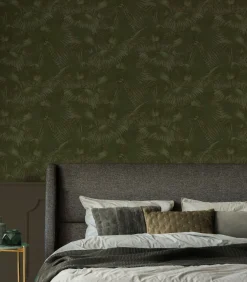 Online Vliestapete Palmbltter Grn Wanddecoratie