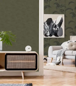 Best Vliestapete Palme deluxe Grn Wanddecoratie