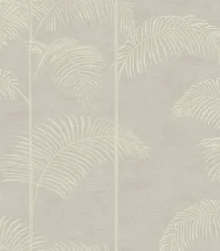 Vliestapete Palme deluxe Beige Wanddecoratie