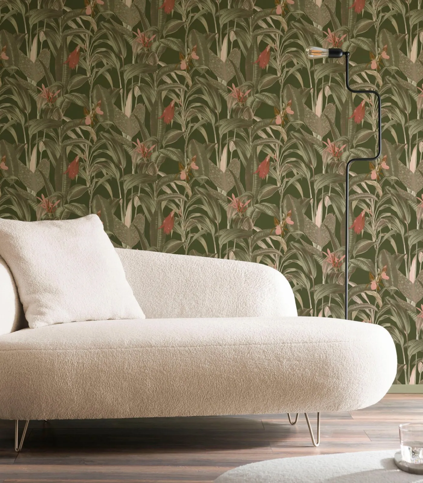 Clearance Vliestapete Tropische Bltter Grn Wanddecoratie