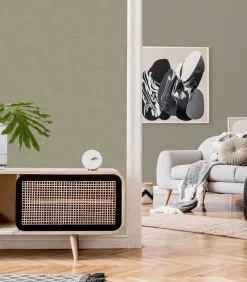 Best Vliestapete Uni Braun Wanddecoratie