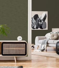 Discount Vliestapete Uni Grn Wanddecoratie