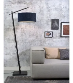 Best Vloerlamp Andes - Zwart/Blauw - 72x47x176cm Vloerlampen