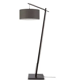 Clearance Vloerlamp Andes - Zwart/Donkergrijs - 72x47x176cm Vloerlampen