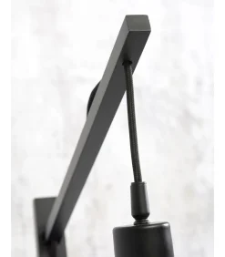 Sale Vloerlamp Andes - Zwart/Lichtgrijs - 72x47x176cm Vloerlampen