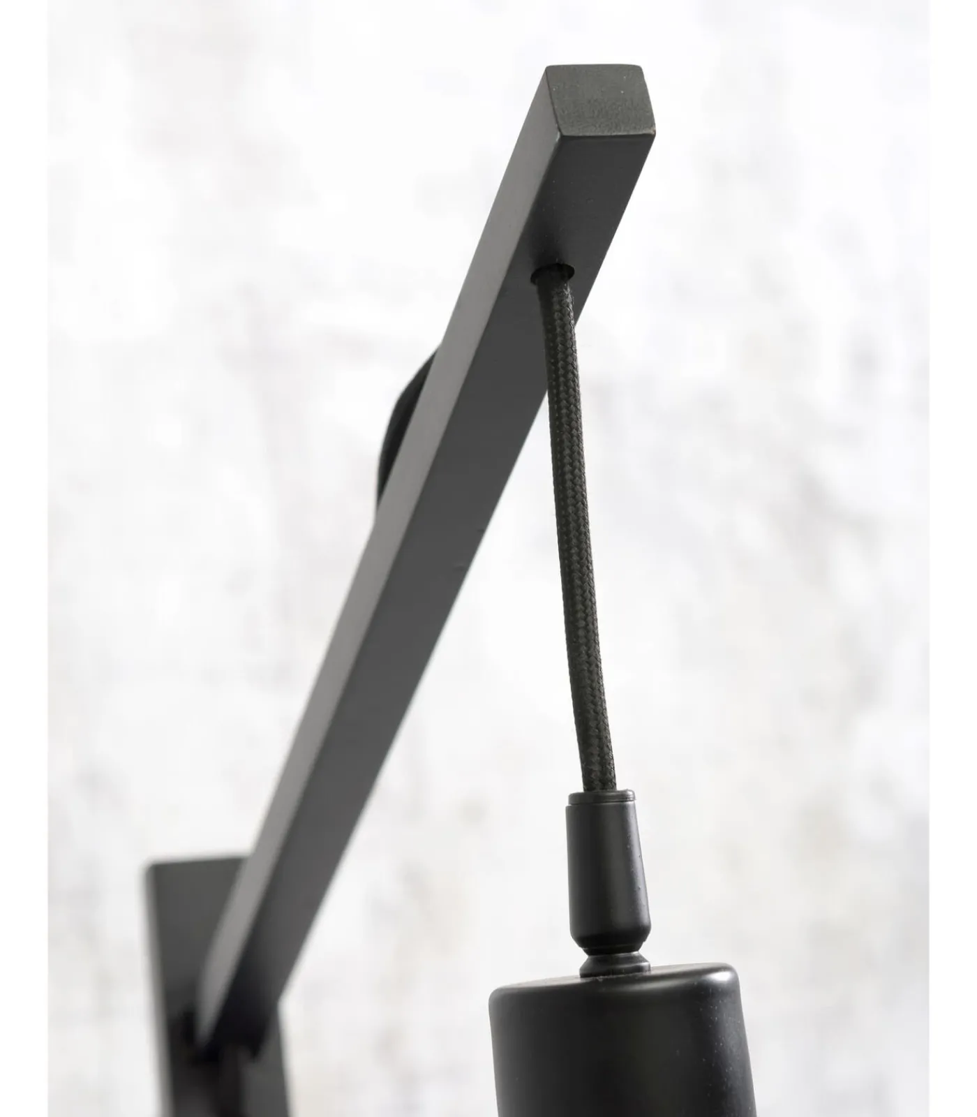 Sale Vloerlamp Andes - Zwart/Lichtgrijs - 72x47x176cm Vloerlampen