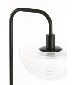 Outlet Vloerlamp Baylie - Mat zwart - 43x30x165cm Vloerlampen