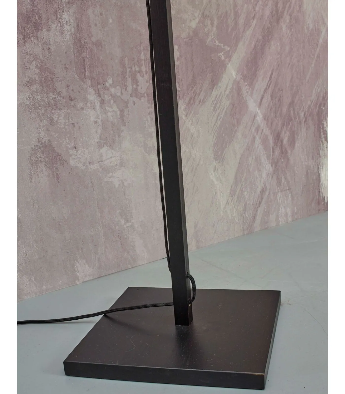 Sale Vloerlamp Bhutan - Zwart/Bamboe - Ø40x160cm Vloerlampen