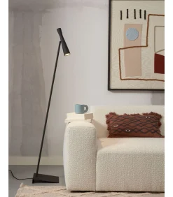 Vloerlamp Bordeaux - Zwart - 22x36x145.5cm Vloerlampen