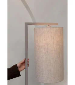 Vloerlamp Boston - Bruin - 30x25x160cm Vloerlampen