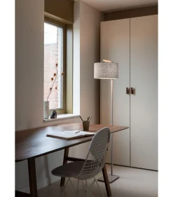 Sale Vloerlamp Boston - Bruin - 30x32x160cm Vloerlampen