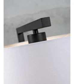 Sale Vloerlamp Boston - Zwart/Naturel - 30x25x160cm Vloerlampen