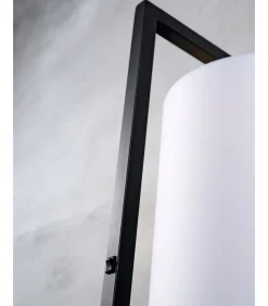 Sale Vloerlamp Boston - Zwart/Naturel - 30x25x160cm Vloerlampen