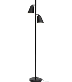New Vloerlamp Bremen - Zwart - 45x25x162cm - 2L Vloerlampen
