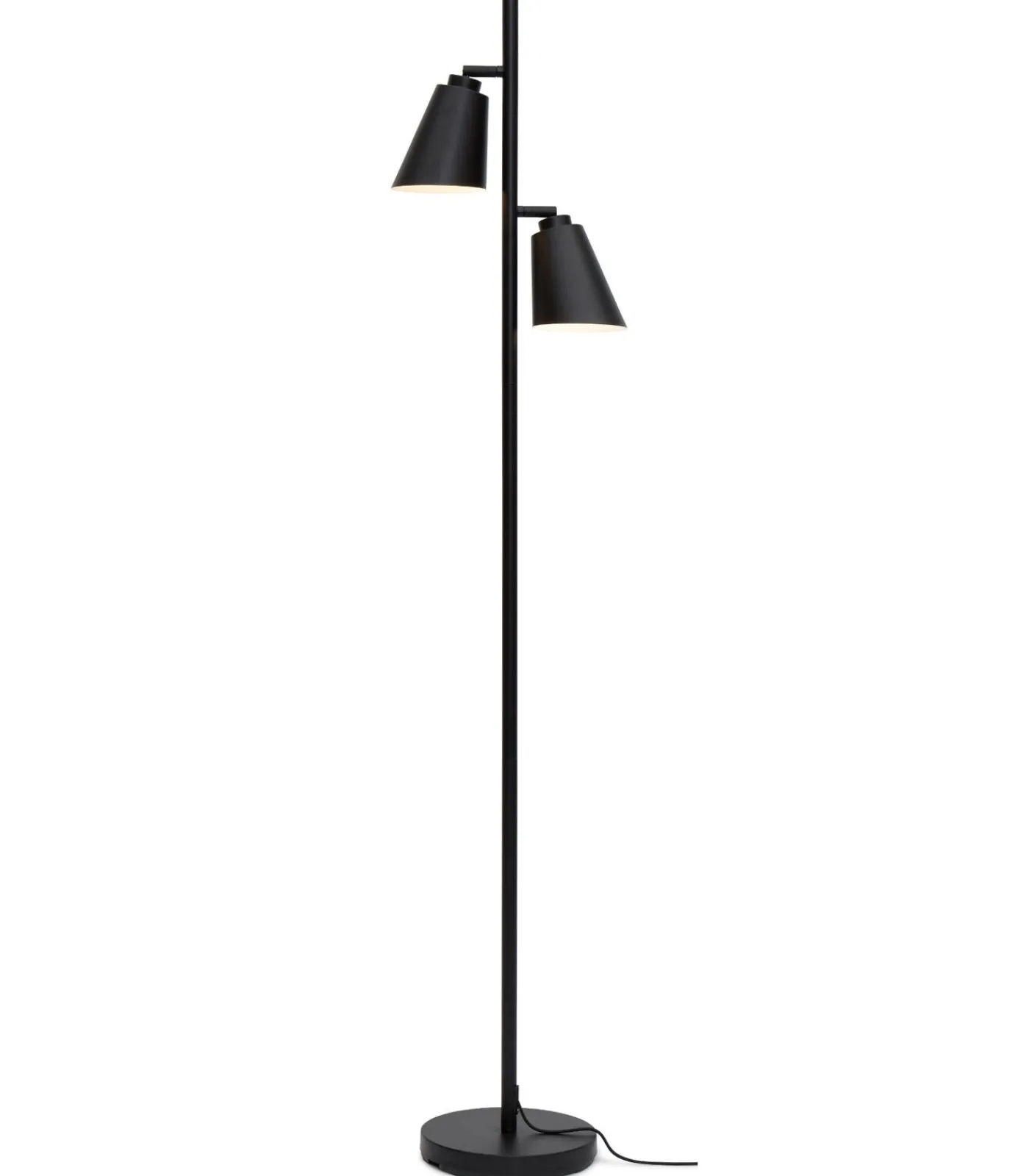 New Vloerlamp Bremen - Zwart - 45x25x162cm - 2L Vloerlampen