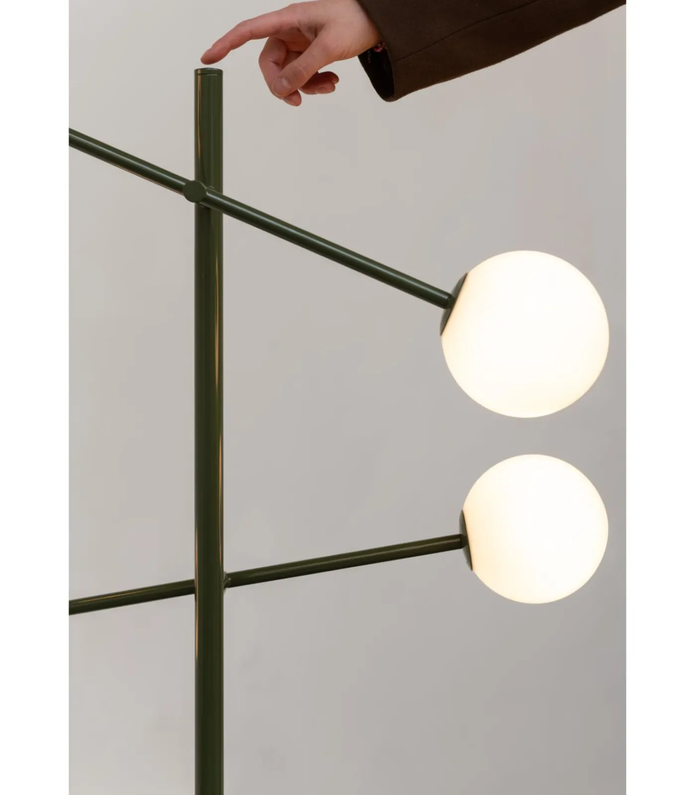 Best Vloerlamp Copenhagen - Groen - 48x26x170cm Vloerlampen