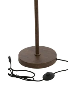 Best Vloerlamp Dania - Crème/Bruin - Ø23x159cm Vloerlampen