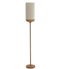 Vloerlamp Dania - Crème/Naturel - Ø23x159cm Vloerlampen
