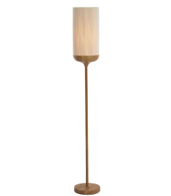 Vloerlamp Dania - Crème/Naturel - Ø23x159cm Vloerlampen