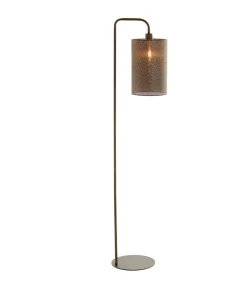 Hot Vloerlamp Donio - Bruin - 33.5x28x155cm Vloerlampen