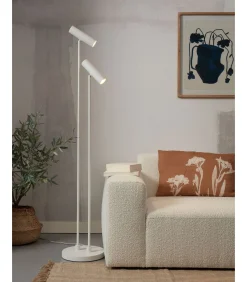 Discount Vloerlamp Havana - Wit - 30x30x162cm Vloerlampen
