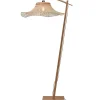 Outlet Vloerlamp Ibiza - Bamboe - 83x65x176cm Vloerlampen