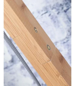 Outlet Vloerlamp Ibiza - Bamboe - 83x65x176cm Vloerlampen